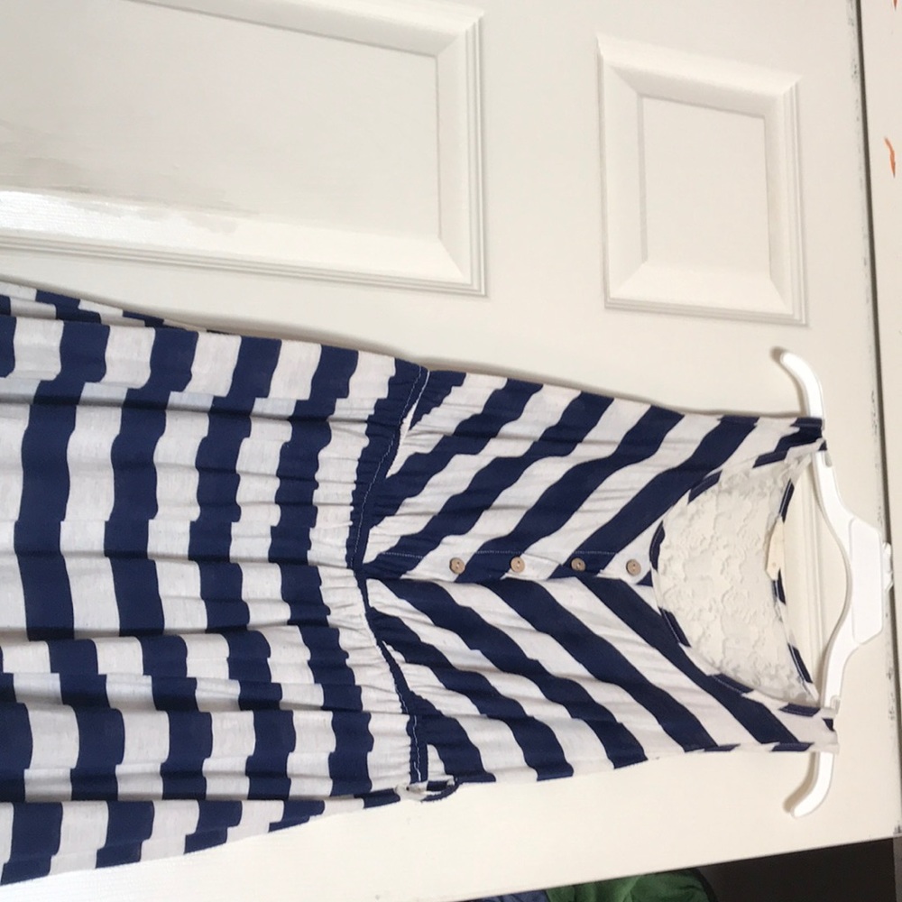 Striped beach dress